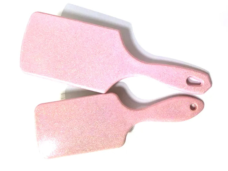 Розовая пластиковая расческа для волос Fancy Paddle