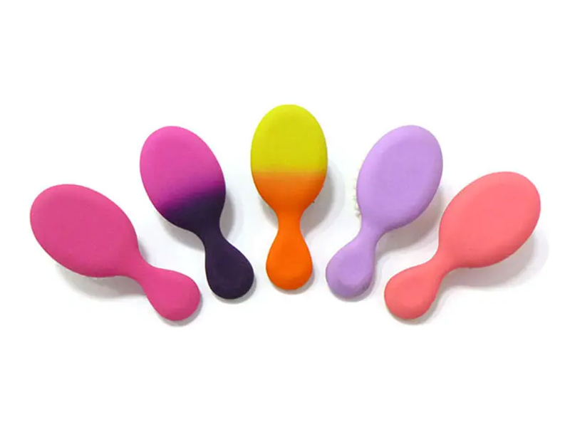 Мужская щетка для волос Brosse a Cheveux Afro Tangle с резиновым покрытием